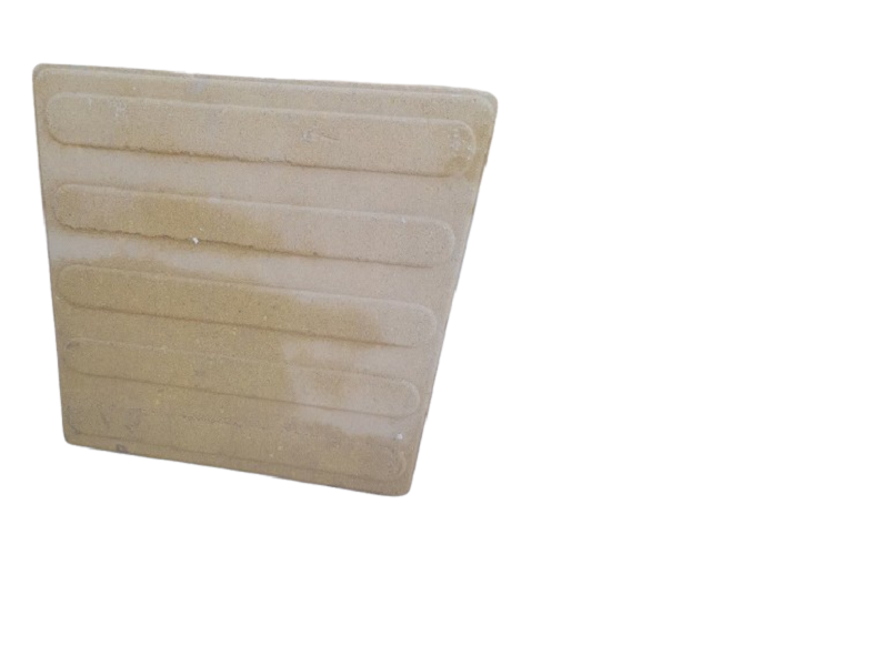 سنگفرش زرد شیاردار 6*40*40
